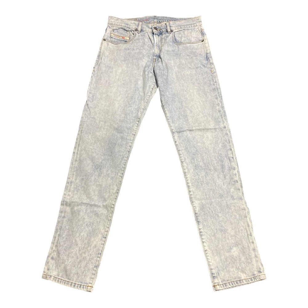 Diesel Jeans Mens 30 Light Blue Acid Wash Straight Leg Denim Industry‎ Division